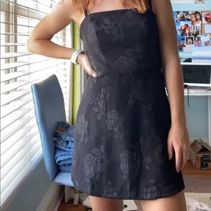 Urban outfitters black floral dress